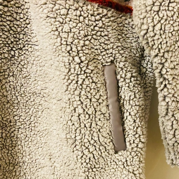 Simply Southern Women Sherpa Fleece Pullover Zip Print Long Sleeves Outerwear. - Picture 4 of 8